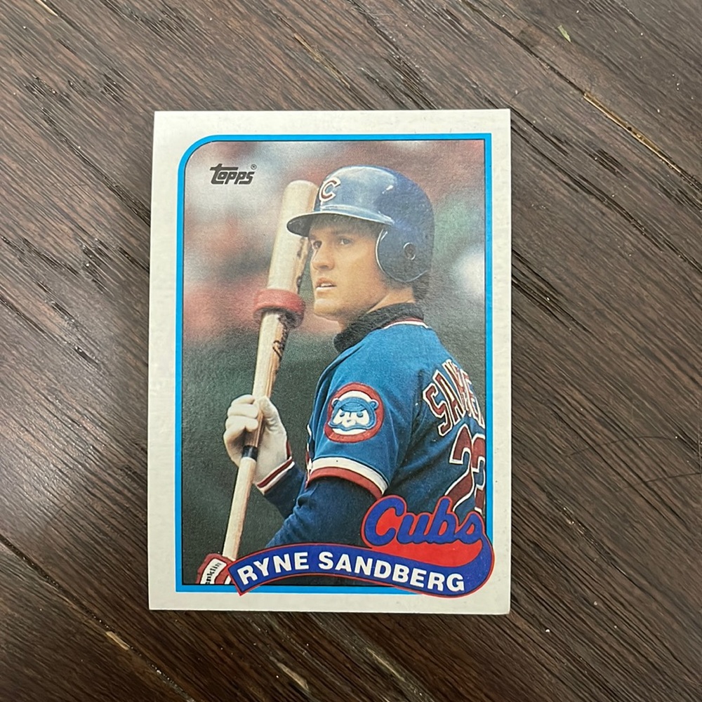 Ryne Sandberg Cubs Baseball Card